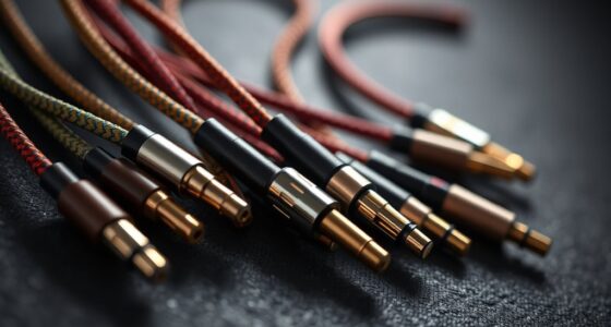 premium studio headphone cables