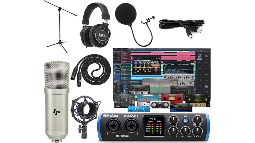 presonus usb c recording bundle