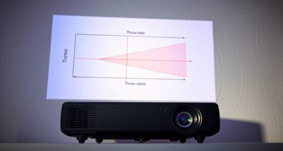 projection distance measurement guide