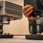 projector and speaker vibration isolation