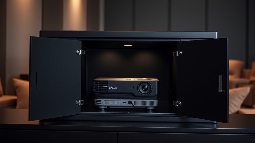 projector cabinet considerations