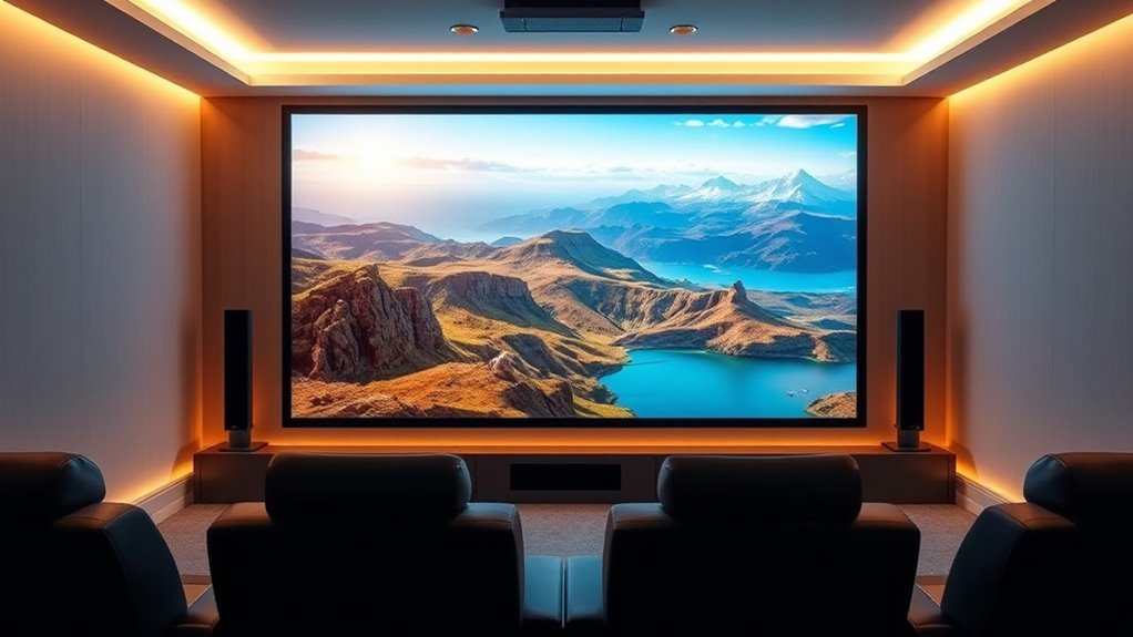 projector compatibility and light rejection