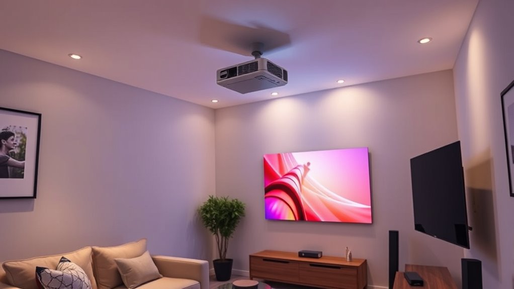 projector setup and safety