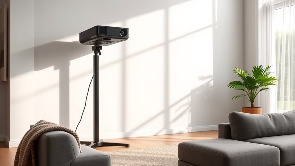 projector stand compatibility features