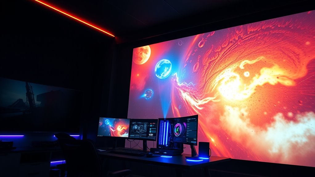 projectors enhance pc gaming