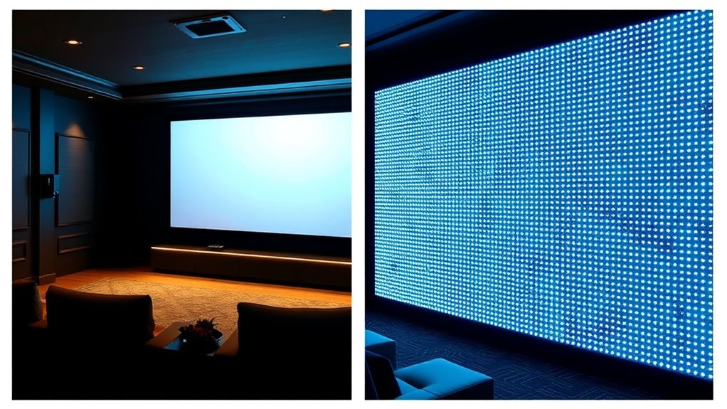projectors versus microled displays