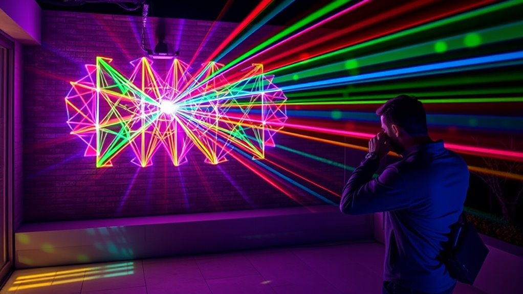 proper laser projector setup