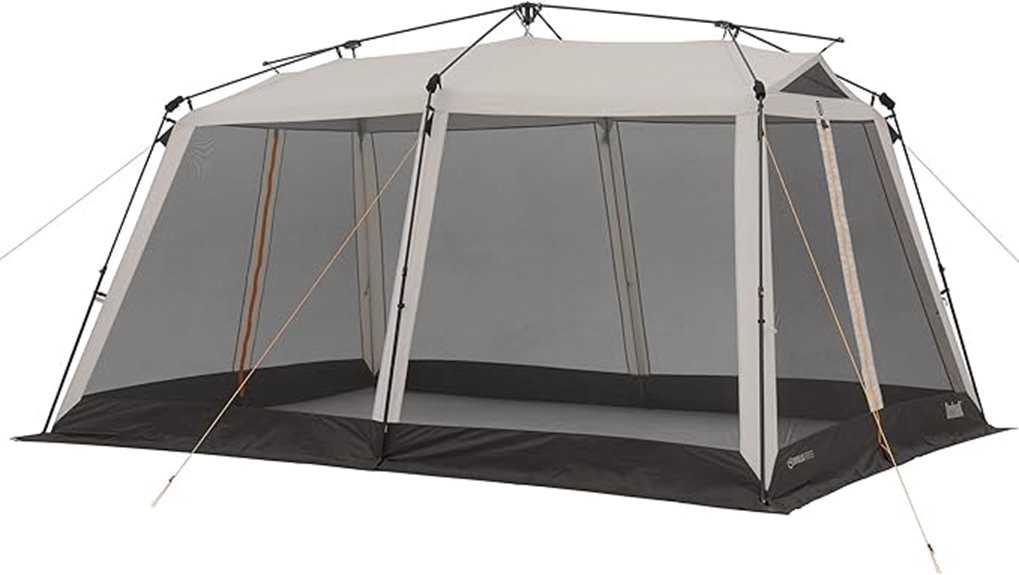 quick assembly camping shelter