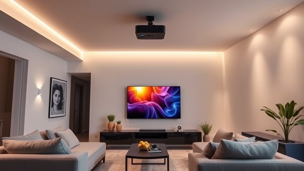 quiet versatile bright projector