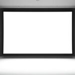 quiet white projector screens