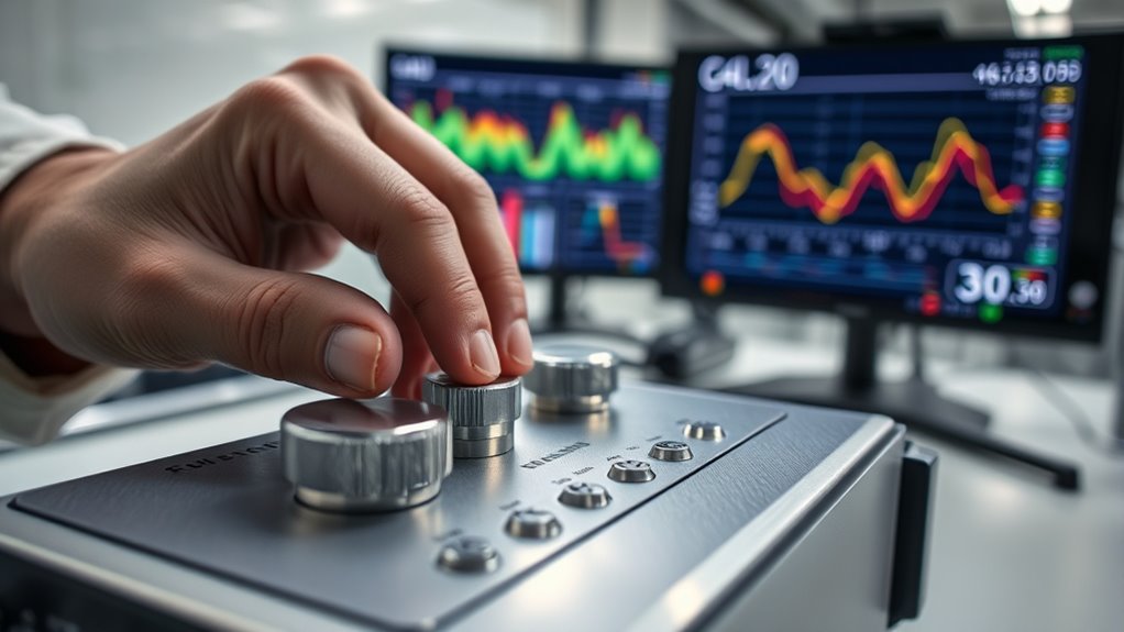 re calibrate when necessary