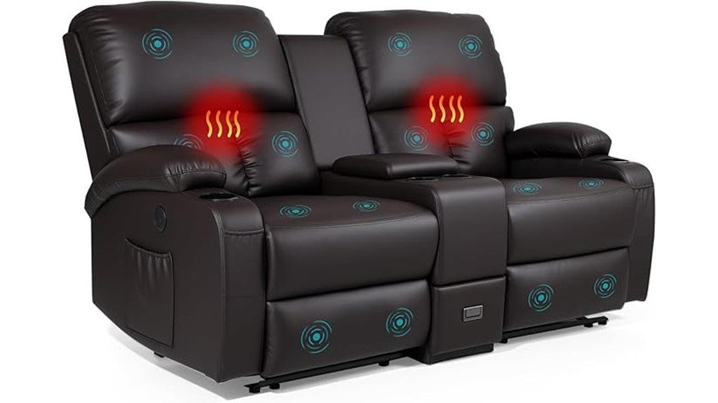 recliner sofa with massage