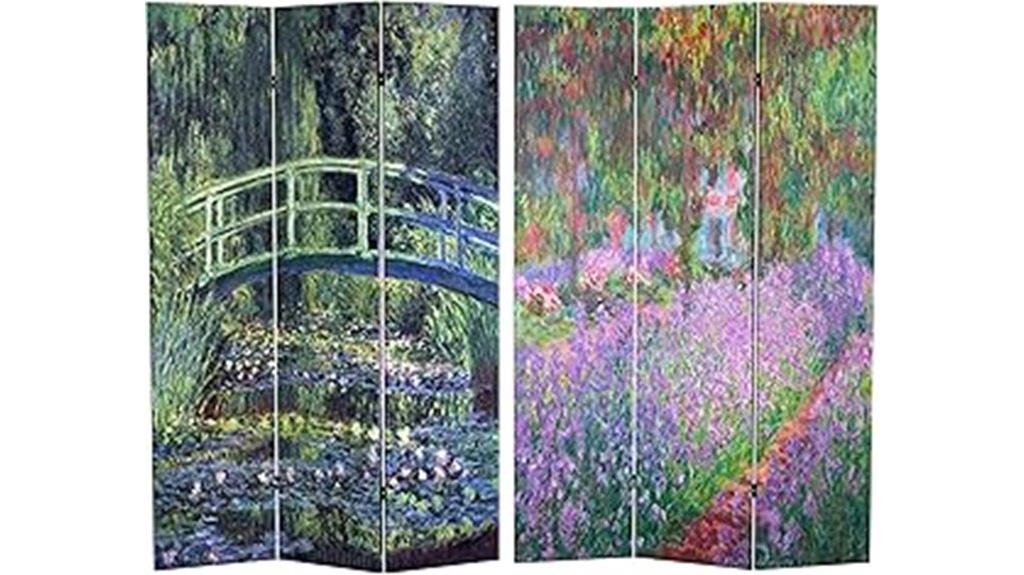 red lantern water lily divider