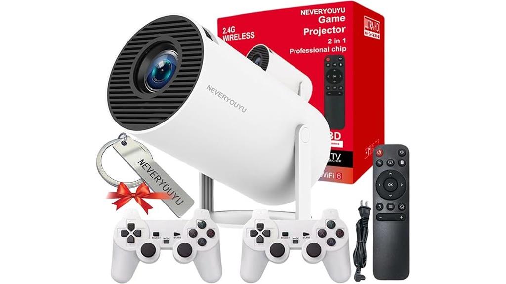 retro games projector combo