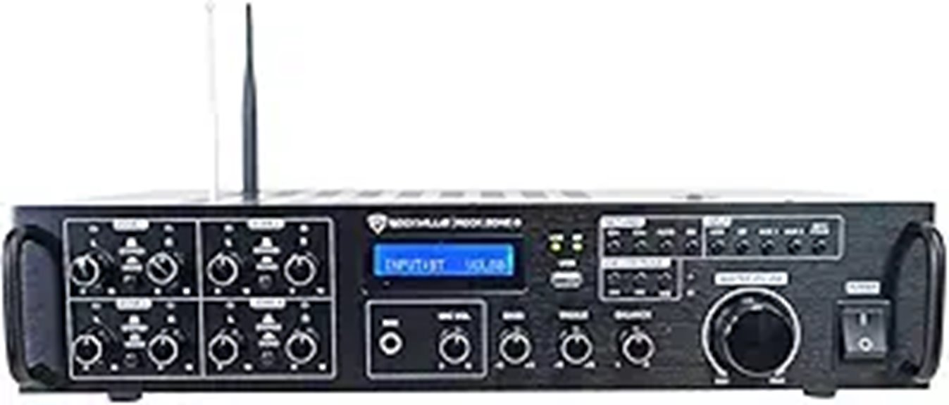 rockville 8 channel amplifier