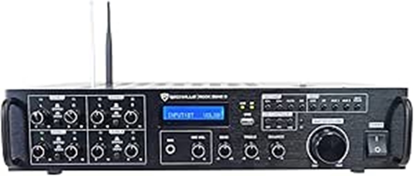 rockville 8 channel amplifier