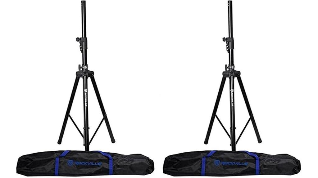 rockville speaker tripod stands