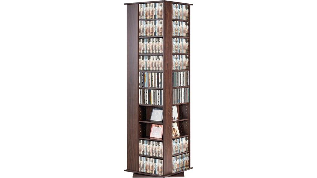rotating media storage tower
