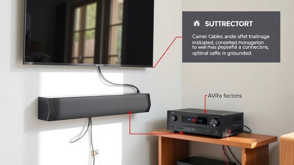 safe soundbar installation practices