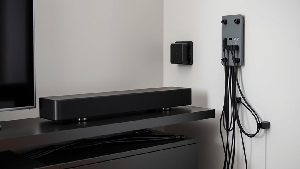 secure and organized cables