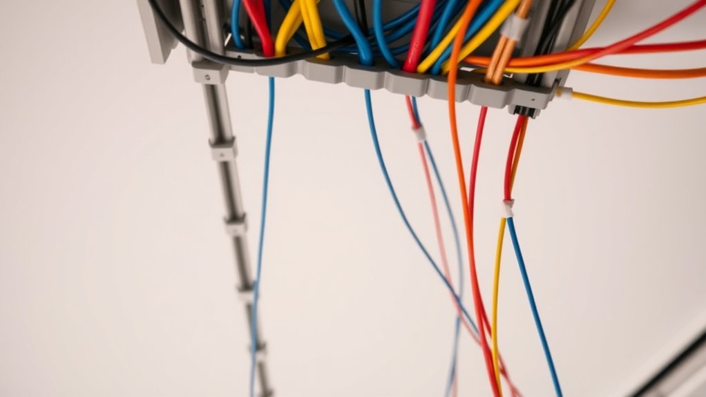 secure cables with clips