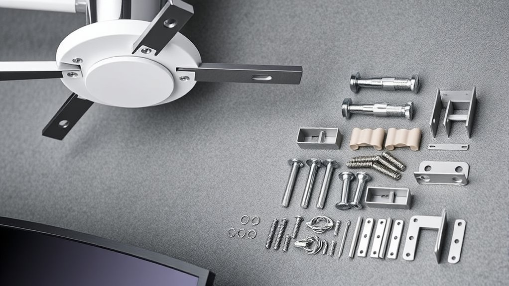 secure compatible mounting hardware