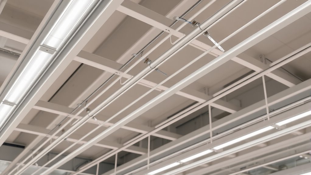 secure organized ceiling wiring
