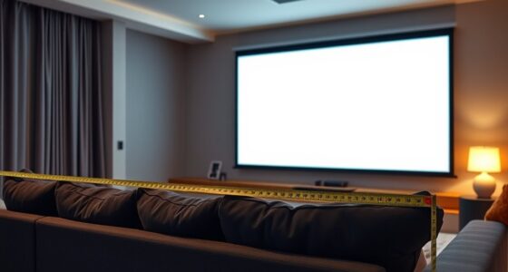 selecting room appropriate screen size
