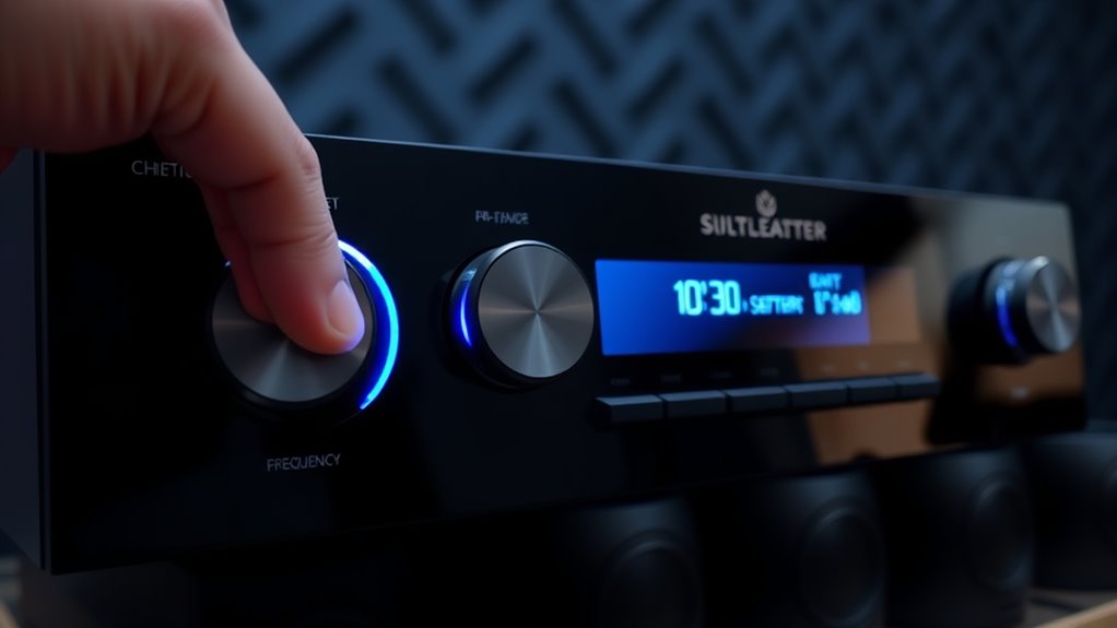 set crossover frequency correctly