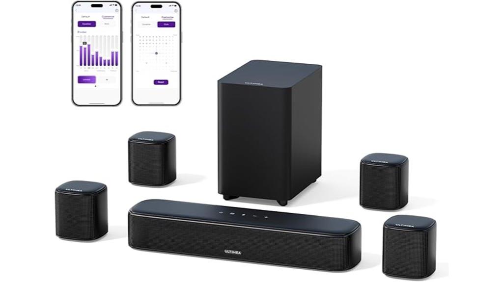 seven channel virtual sound bar