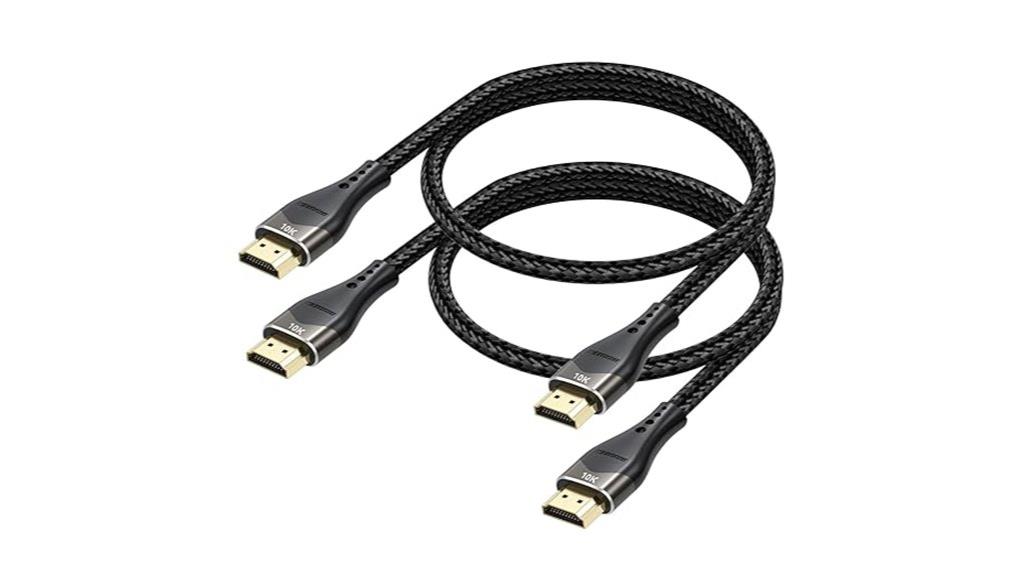 short hdmi 2 pack 8k