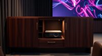 silent home theater cabinets