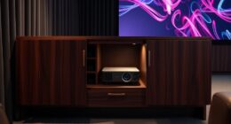 silent home theater cabinets