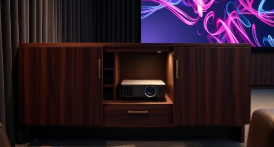 silent home theater cabinets