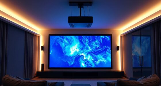 silent long throw projectors