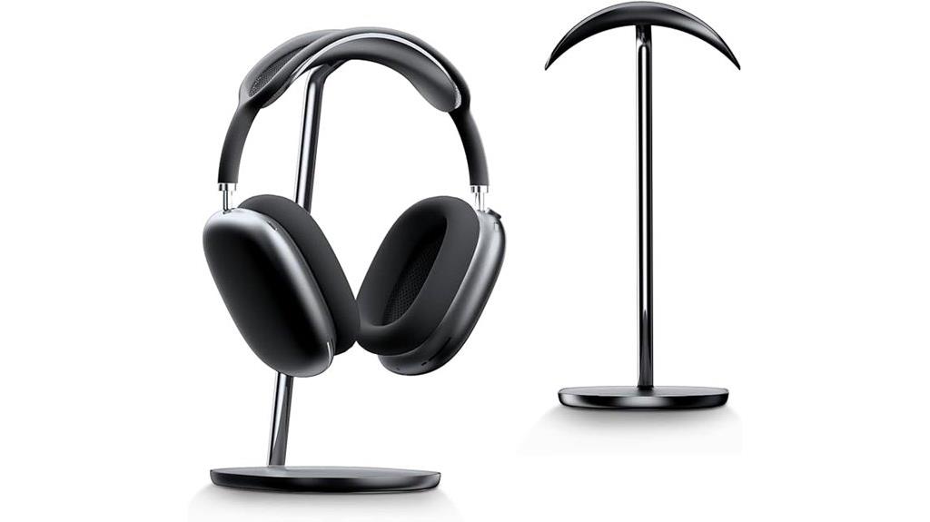 silicone padded gaming headset stand