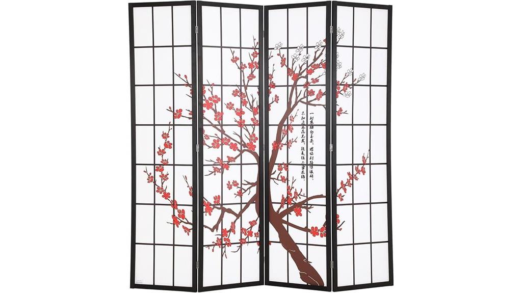 six foot foldable privacy screen
