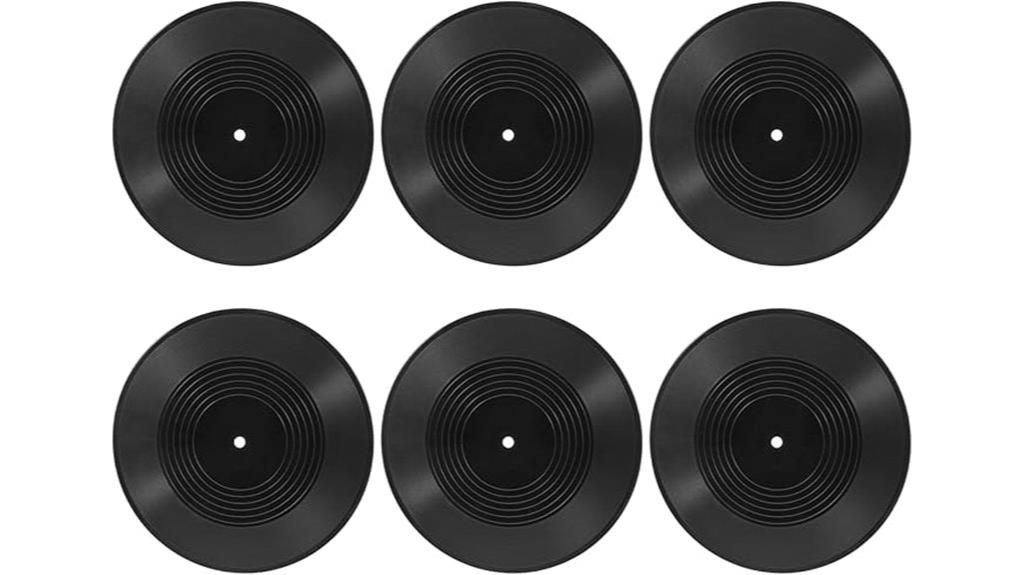 six pack vinyl wall decor