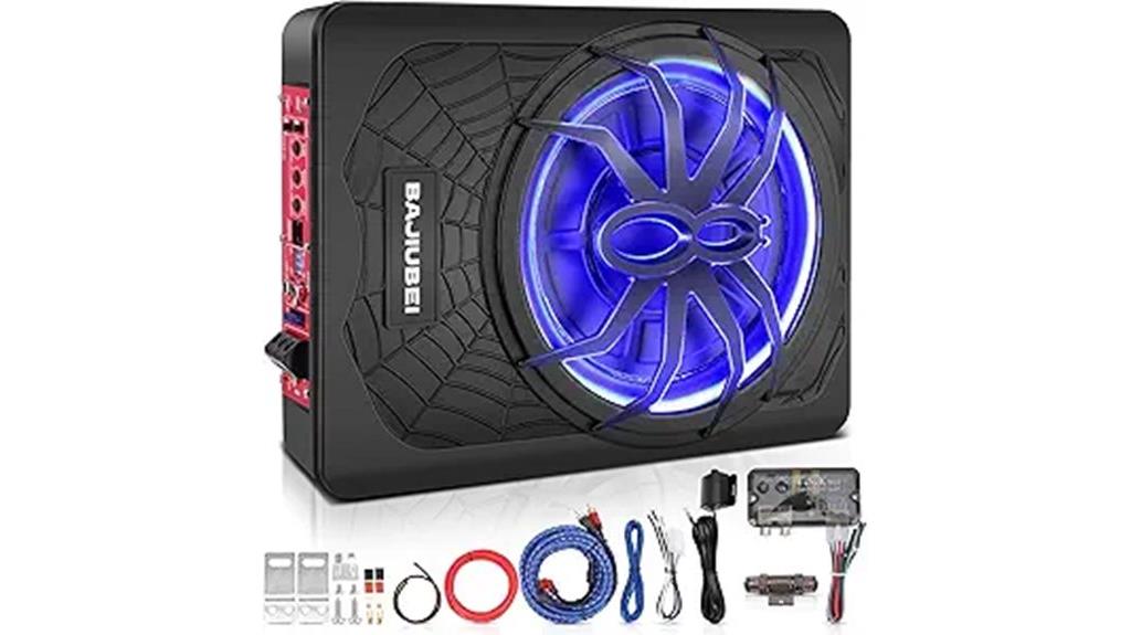 slim 1200w car subwoofer