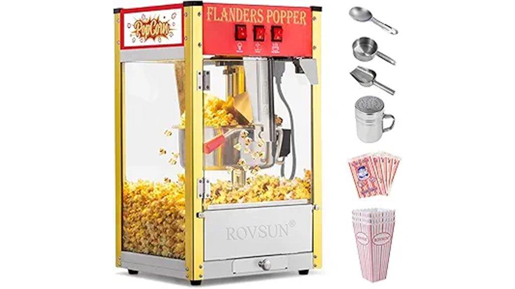 small popcorn machine accessories