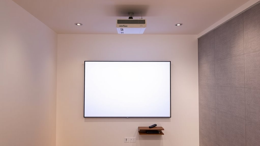 small room projector tips