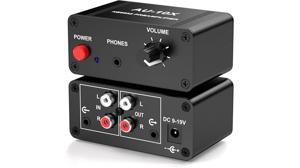 small stereo headphone preamp