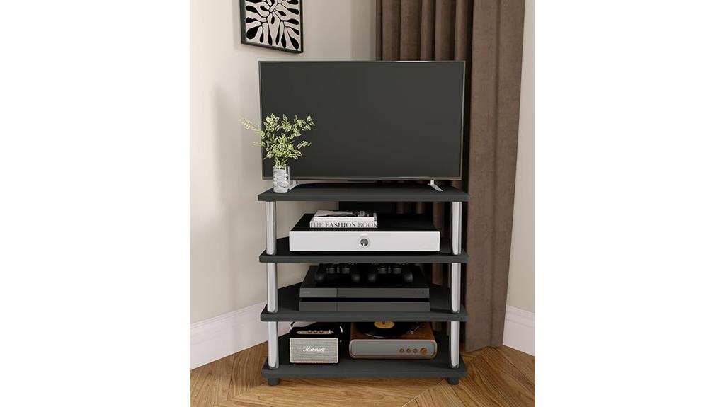small tv stand storage