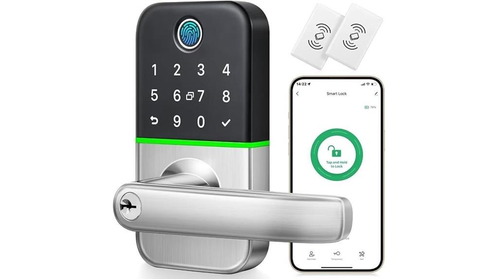 smart handleless door lock