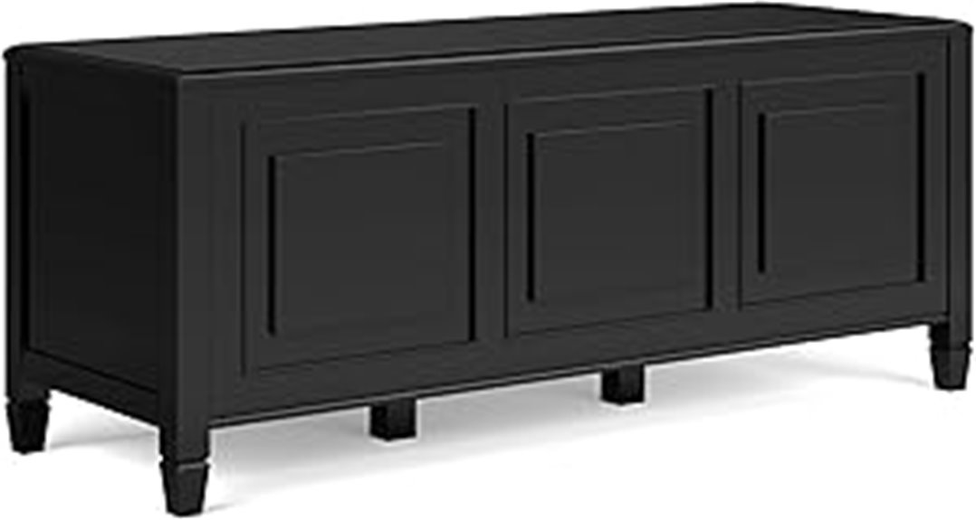 solid wood entryway bench