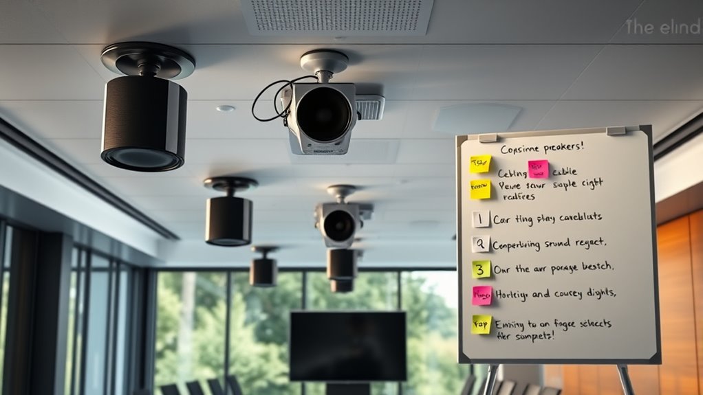 speaker setup and regulations