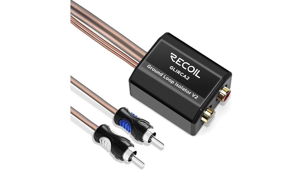 stereo rca ground loop isolator