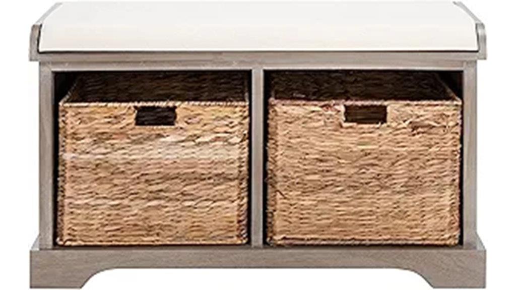 stylish storage bench