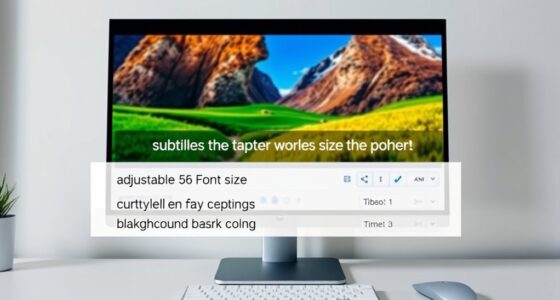 subtitle customization for accessibility