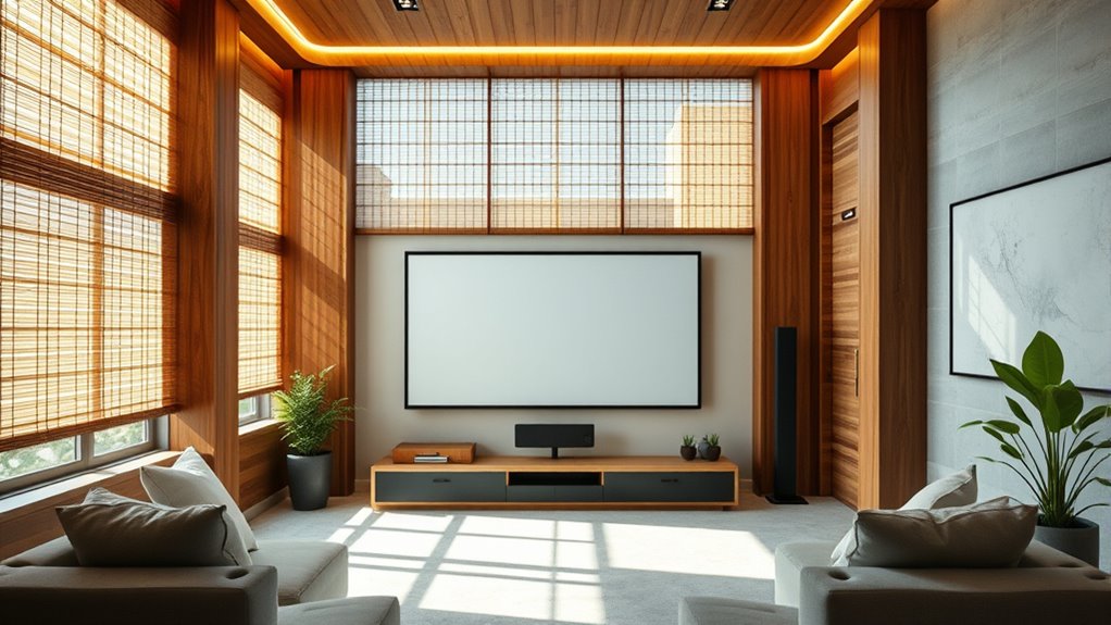 sustainable energy efficient home theater